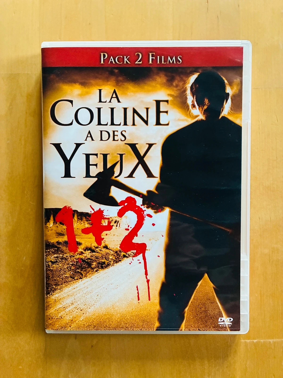 DVD combo La colline à des yeux 1 et 2.